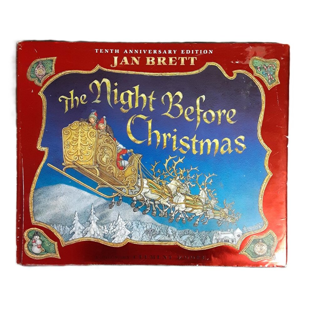 Night Before Christmas by Clement C. Moore (1998Hardcover) Dust Jacket 32 Pages